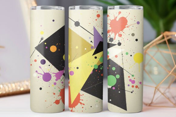 Abstract Design Tumbler Wrap 20oz Skinny: Graphics Freebies