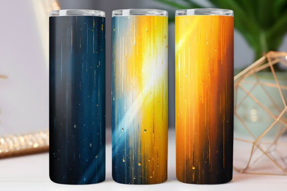 Abstract Light Tumbler Wrap 20oz Skinny: Graphics for Tumbler Wraps