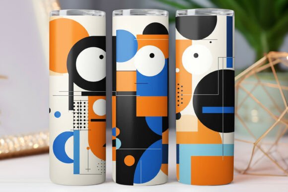 Abstract Pattern Tumbler Wraps Graphics Review