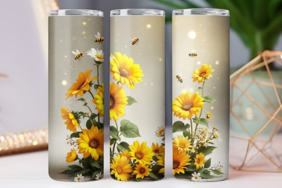 Bee Design Tumbler Wrap 20oz Png: A Graphics Asset Review
