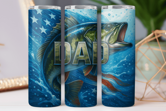Dad Father Tumbler Wrap 20oz Skinny PNG Review