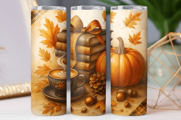 Fall Book Lover Tumbler Wrap 20oz Art: Graphics Review
