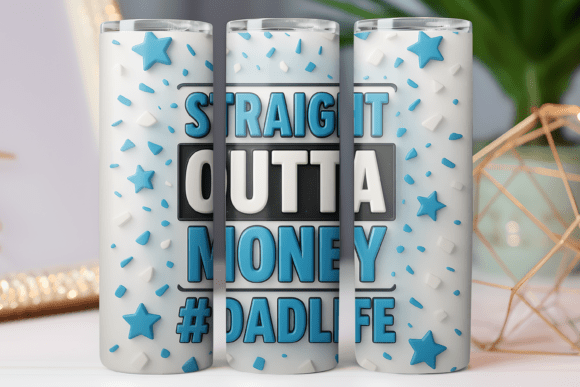 Father Tumbler Wrap 20oz Skinny Png Art Graphics