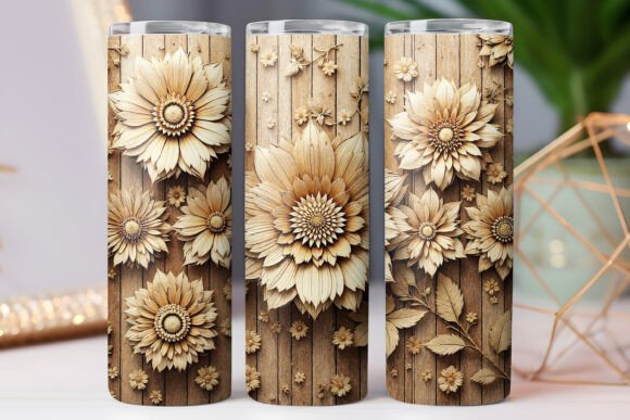 Floral Tumbler Wrap Graphics for Tumbler Wraps Design