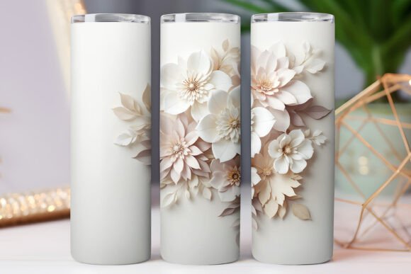 Floral Tumbler Wrap Graphics & Freebies