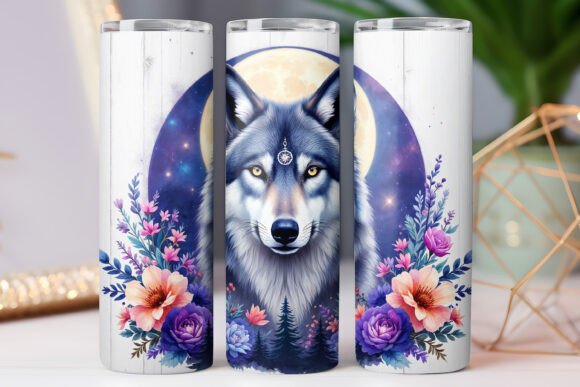 Graphics Freebie: Floral Native American Tumbler Wrap