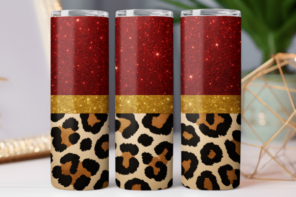 Leopard Valentine Tumbler Wrap Graphics & Tumbler Wraps