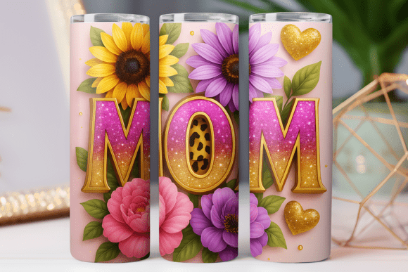 Mom Mother Tumbler Wrap 20oz: Graphics & Tumbler Wraps
