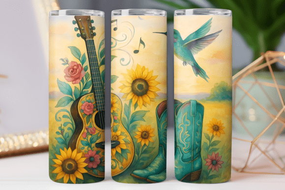 Music Tumbler Wrap 20oz Skinny: Graphics & Tumbler Wraps
