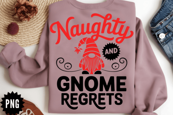 Naughty and Gnome Regrets Graphics & Illustrations