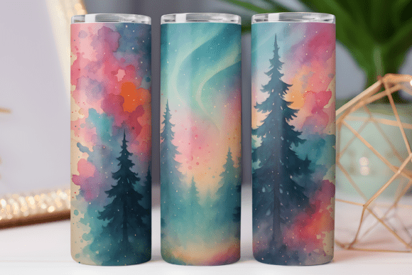 Outdoor Adventure Tumbler Wrap Png Art
