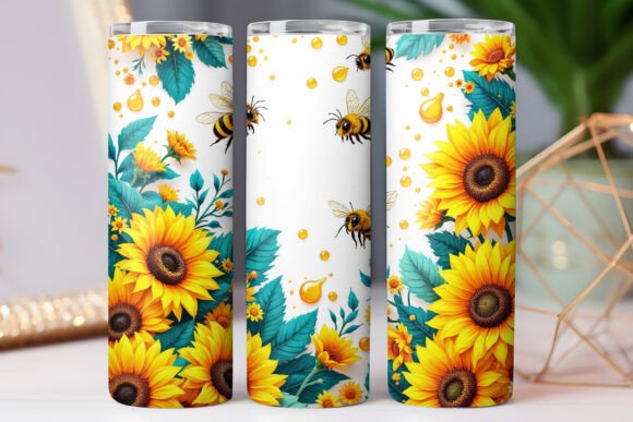 Photo Bee Sunflower Tumbler Wrap 20oz: Freebies & Graphics Review