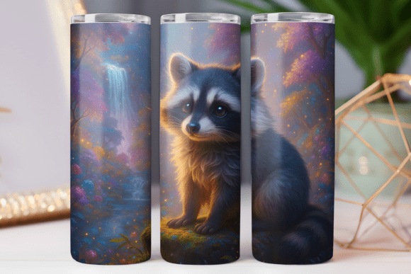 Raccoon Lover Tumbler Wrap Graphics Review