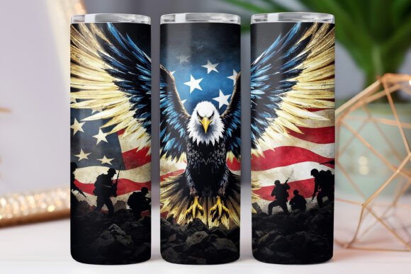 Us Veteran Tumbler Wrap Eagle Pride: Graphics & Freebies
