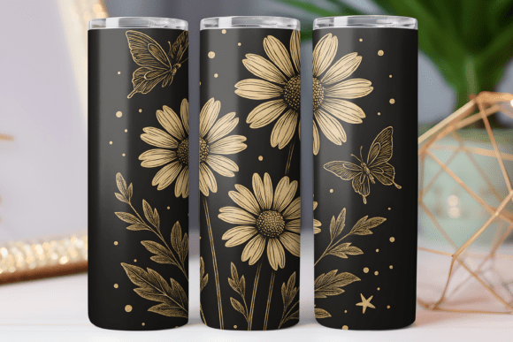 Vintage Wildflower Tumbler Wrap: A Designer's Take